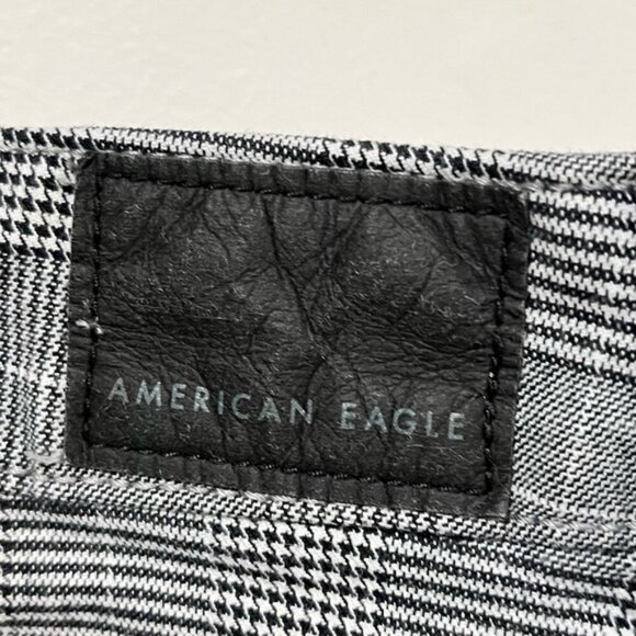 American Eagle Super Stretch Plaid Mini Skirt US 14 Long - Picture 7 of 12